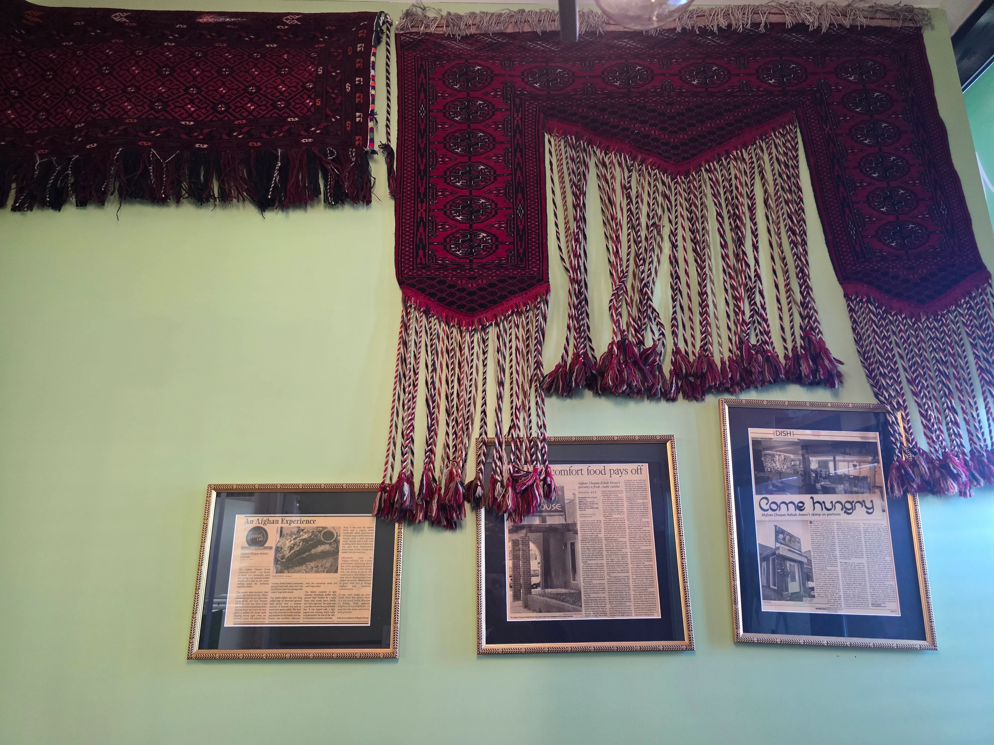 Chicken Teka Kebab at Afghan Chopan Kebab on Parsons Road Edmonton